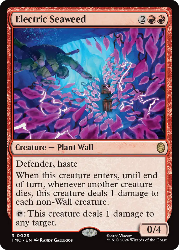 Electric Seaweed [Teenage Mutant Ninja Turtles Commander] | Gate City Games LLC