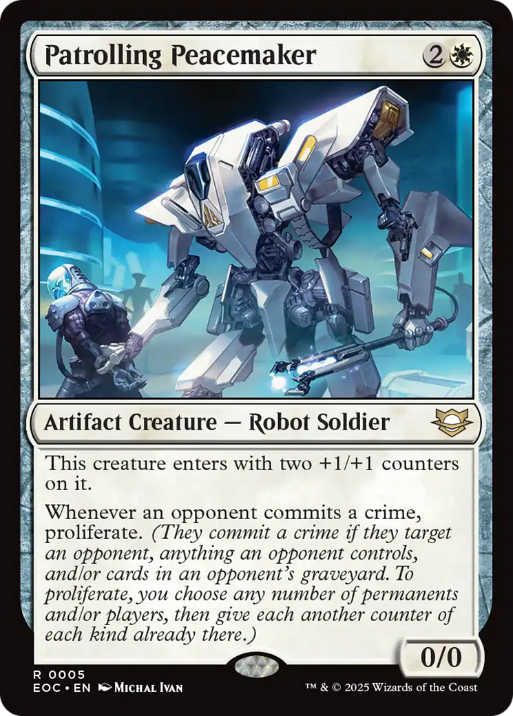 Patrolling Peacemaker [Edge of Eternities Commander] | Gate City Games LLC