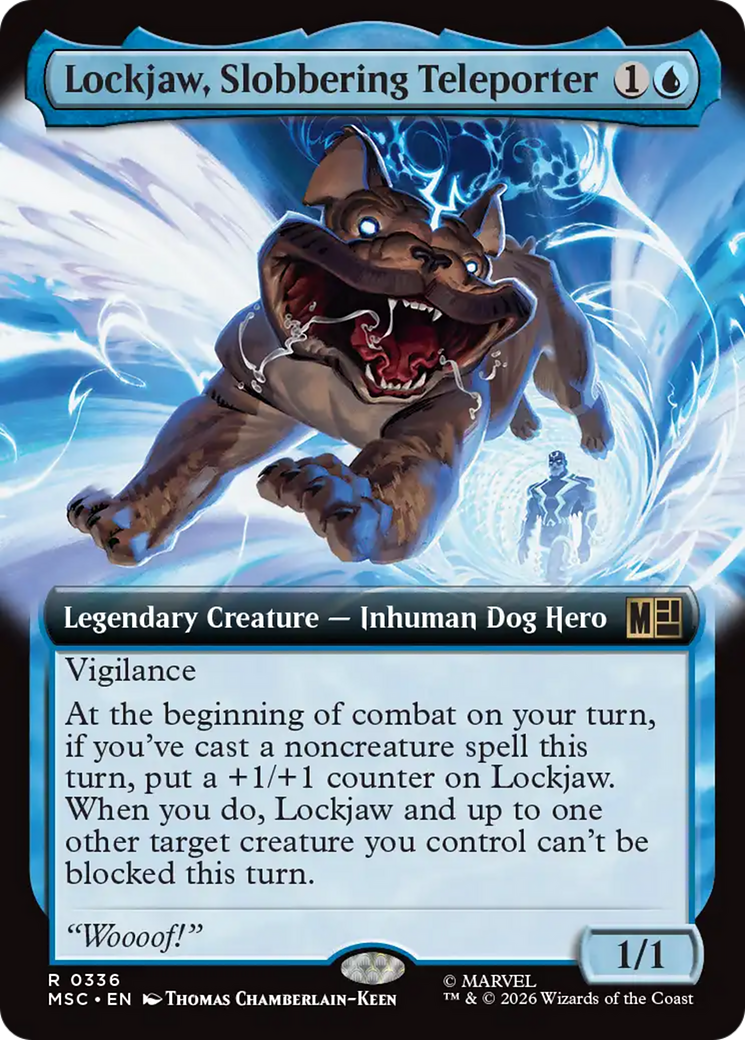 Lockjaw, Slobbering Teleporter (Extended Art) [Marvel Super Heroes Commander] | Gate City Games LLC