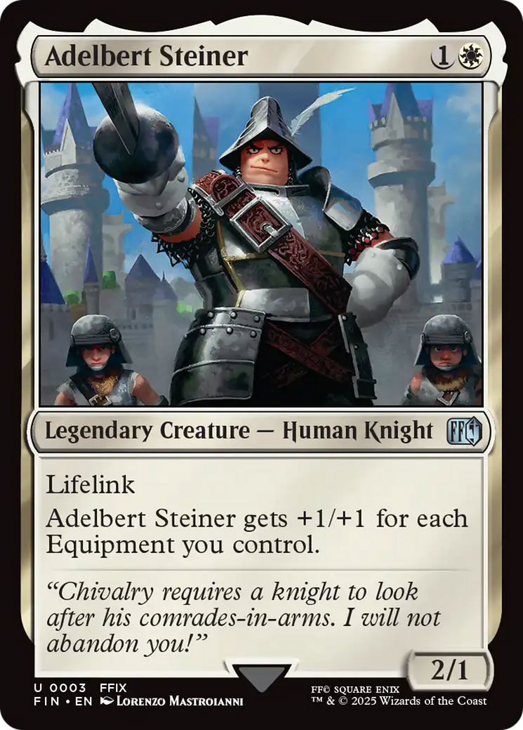 Adelbert Steiner [FINAL FANTASY] | Gate City Games LLC