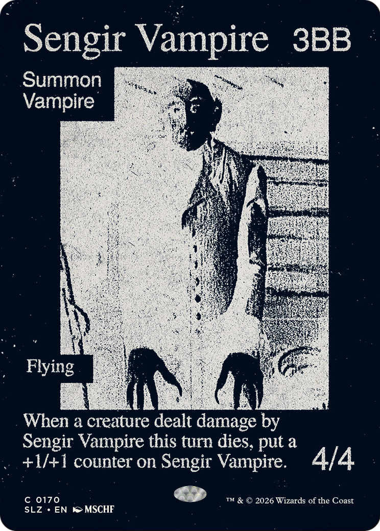 Sengir Vampire (0170) [Secret Lair x MSCHF: The Zeta Set] | Gate City Games LLC