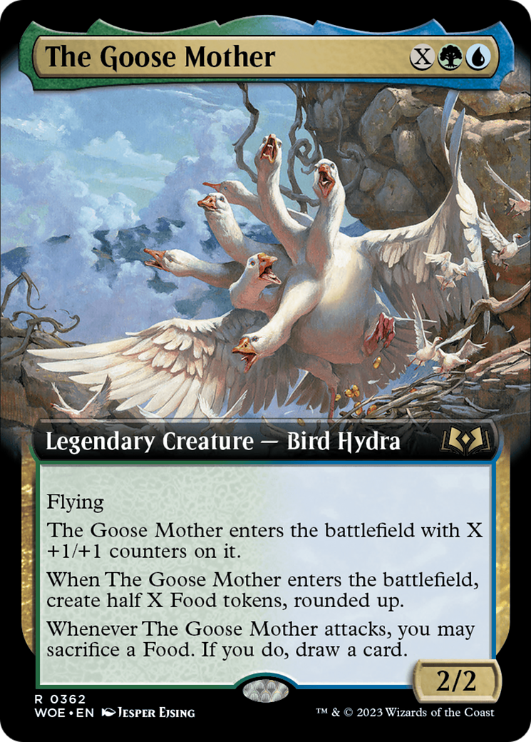 The Goose Mother (Extended Art) [Wilds of Eldraine] | Gate City Games LLC