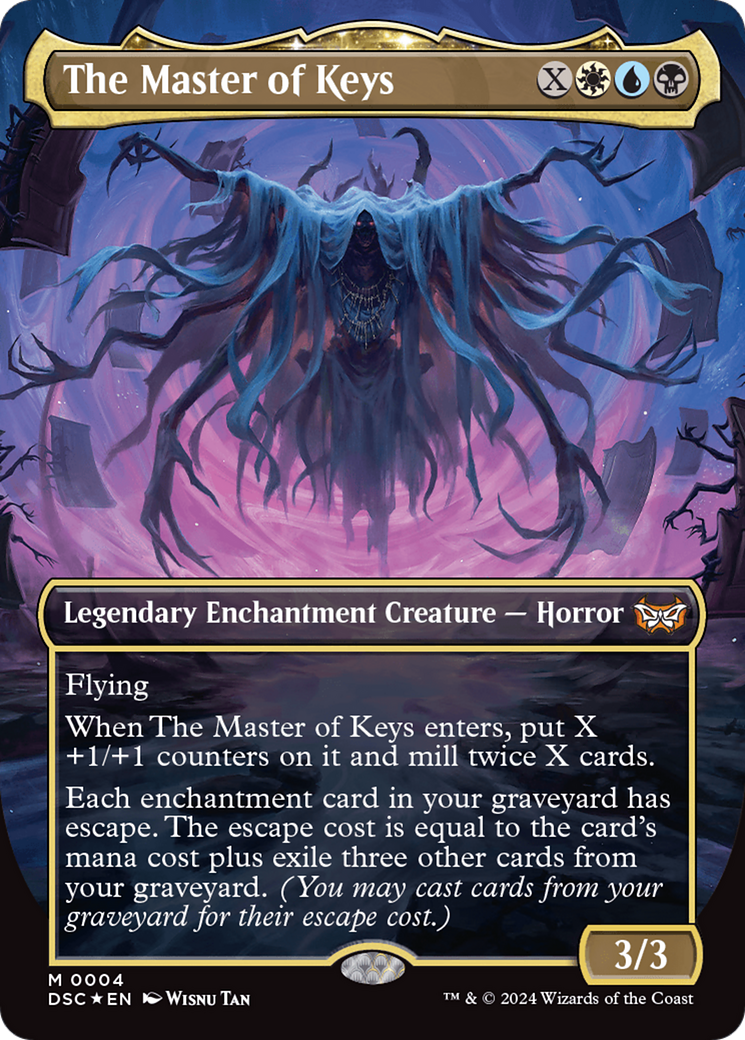 The Master of Keys (Borderless) [Duskmourn: House of Horror Commander] | Gate City Games LLC