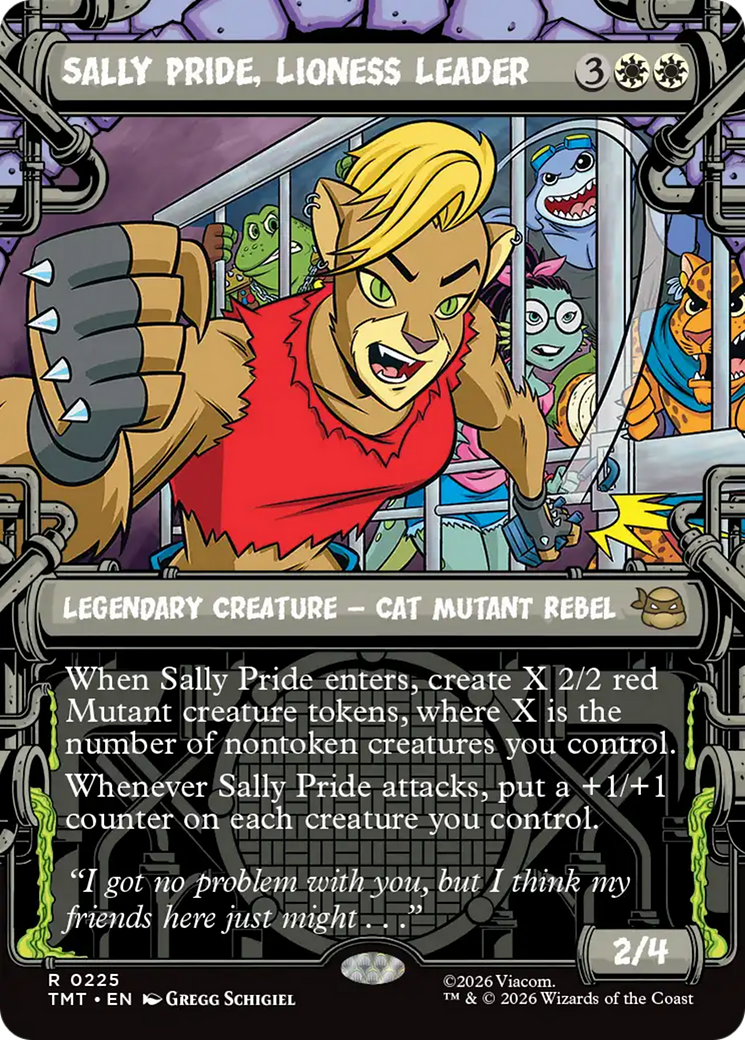 Sally Pride, Lioness Leader (Showcase) [Teenage Mutant Ninja Turtles] | Gate City Games LLC