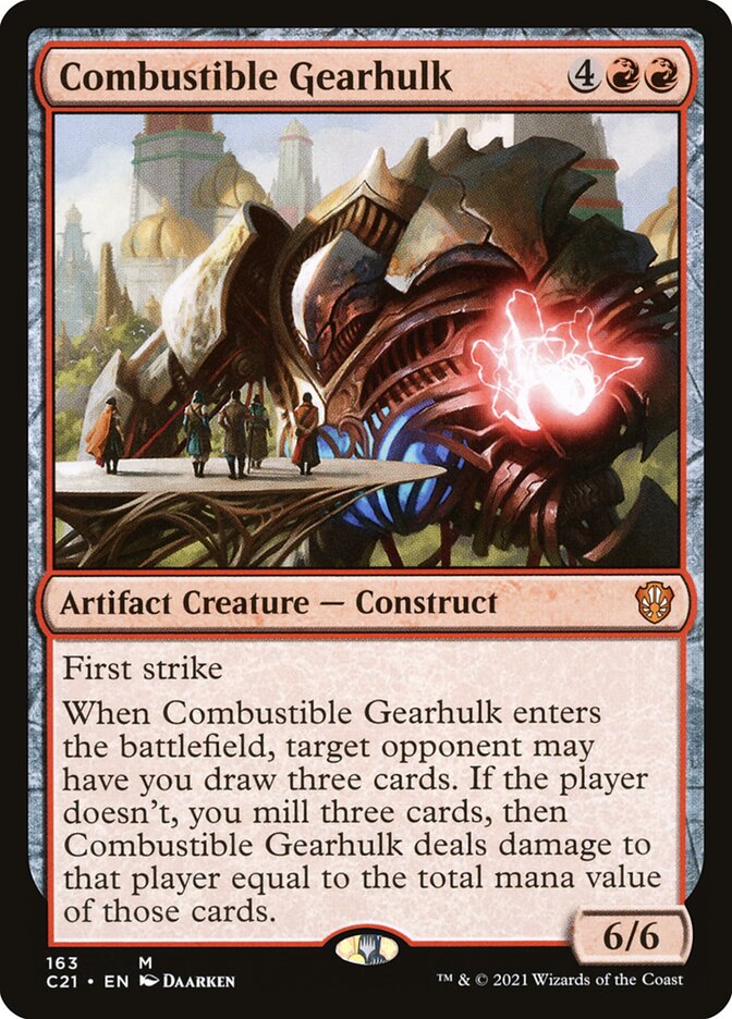 Combustible Gearhulk [Commander 2021] | Gate City Games LLC