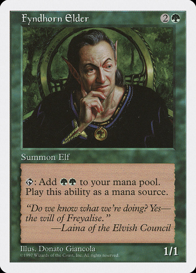 Fyndhorn Elder [Fifth Edition] | Gate City Games LLC