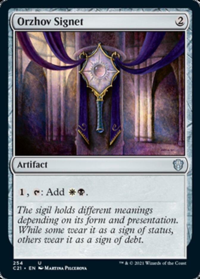 Orzhov Signet [Commander 2021] | Gate City Games LLC
