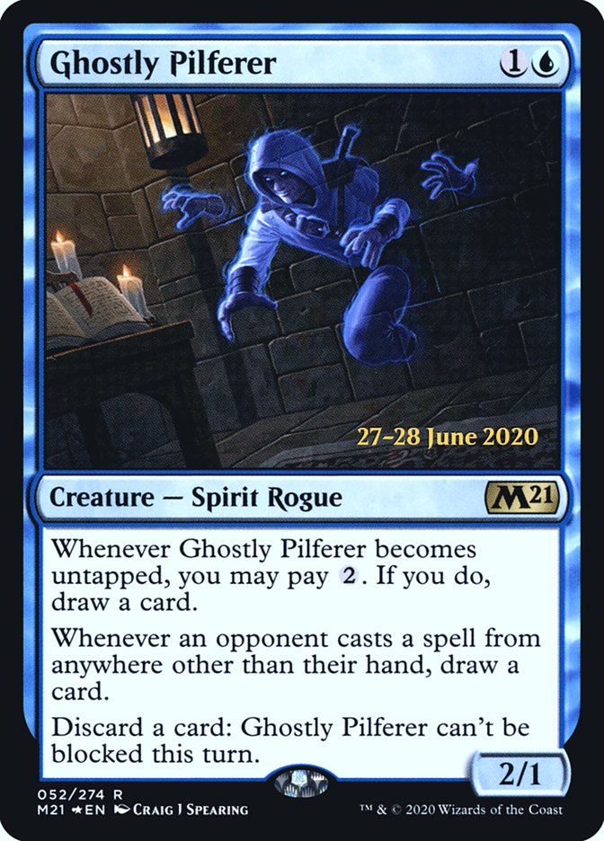 Ghostly Pilferer [Core Set 2021 Prerelease Promos] | Gate City Games LLC