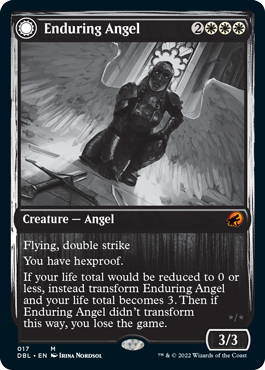 Enduring Angel // Angelic Enforcer [Innistrad: Double Feature] | Gate City Games LLC