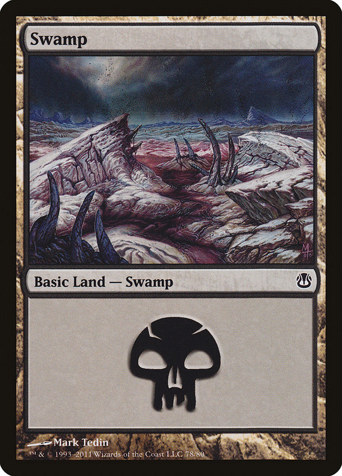 Swamp (78) [Duel Decks: Ajani vs. Nicol Bolas] | Gate City Games LLC