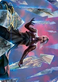 Behold the Multiverse Art Card (Gold-Stamped Signature) [Kaldheim Art Series] | Gate City Games LLC
