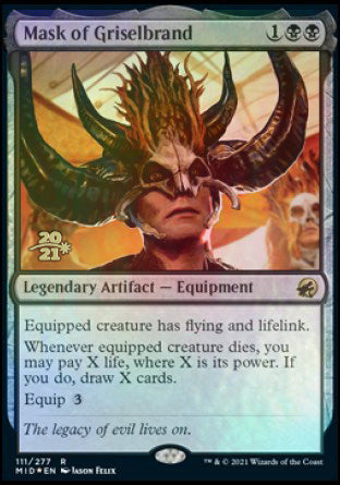 Mask of Griselbrand [Innistrad: Midnight Hunt Prerelease Promos] | Gate City Games LLC