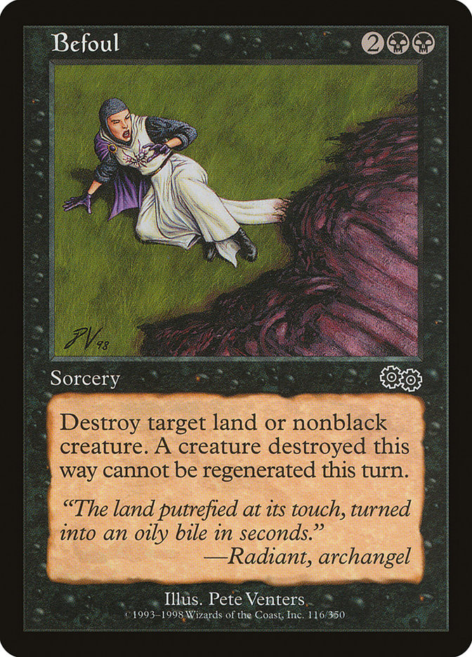 Befoul [Urza's Saga] | Gate City Games LLC
