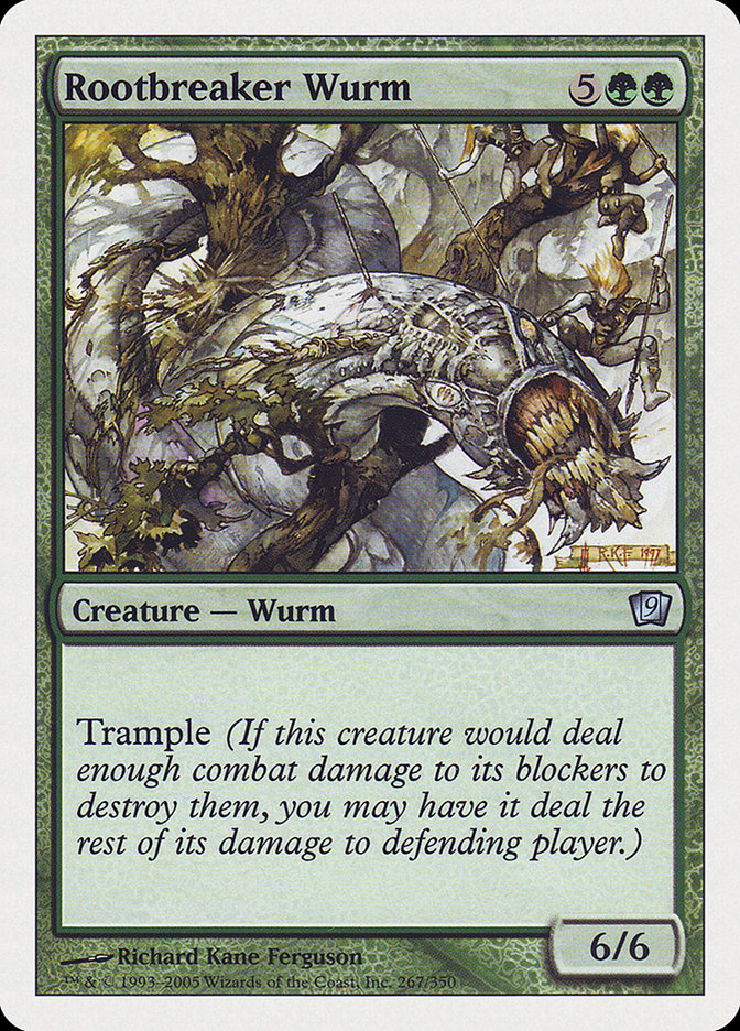 Rootbreaker Wurm [Ninth Edition] | Gate City Games LLC