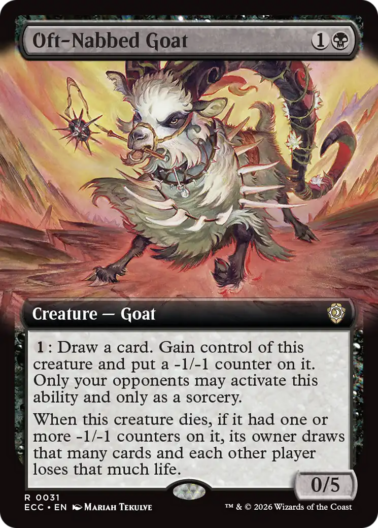 Oft-Nabbed Goat (Extended Art) [Lorwyn Eclipsed Commander] | Gate City Games LLC
