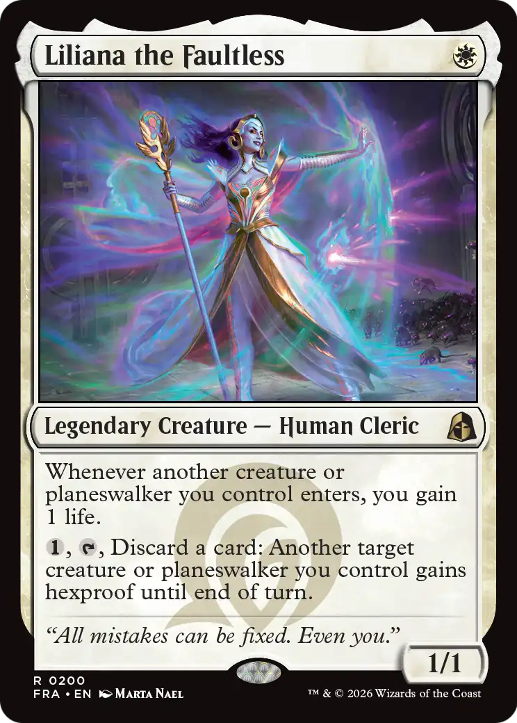 Liliana the Faultless [Reality Fracture] | Gate City Games LLC