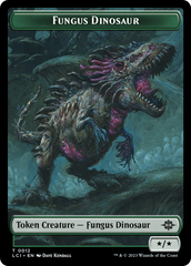 Fungus Dinosaur // Spirit Double-Sided Token [The Lost Caverns of Ixalan Tokens] | Gate City Games LLC