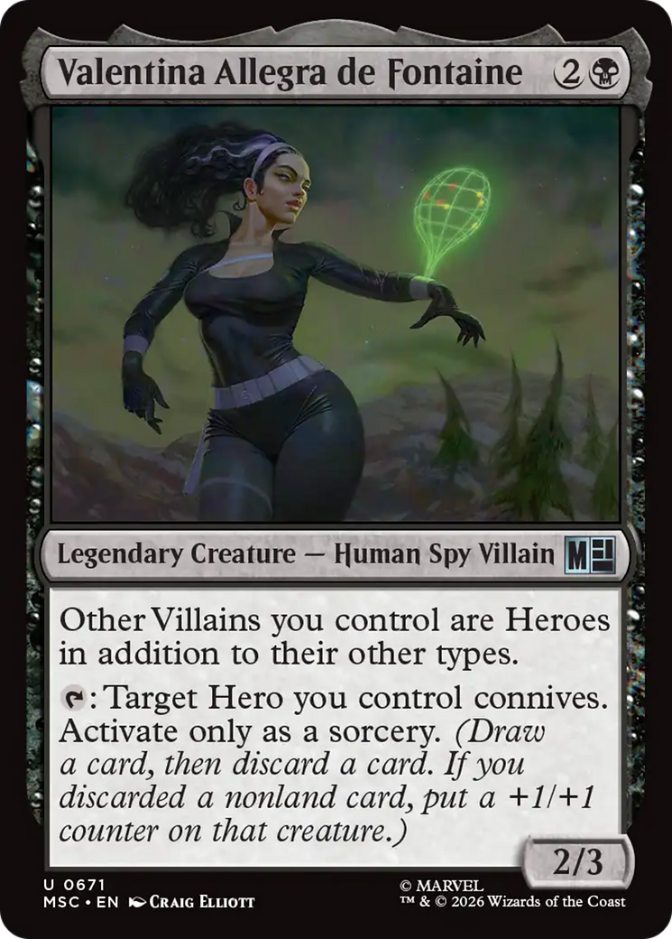 Valentina Allegra de Fontaine [Marvel Super Heroes Commander] | Gate City Games LLC