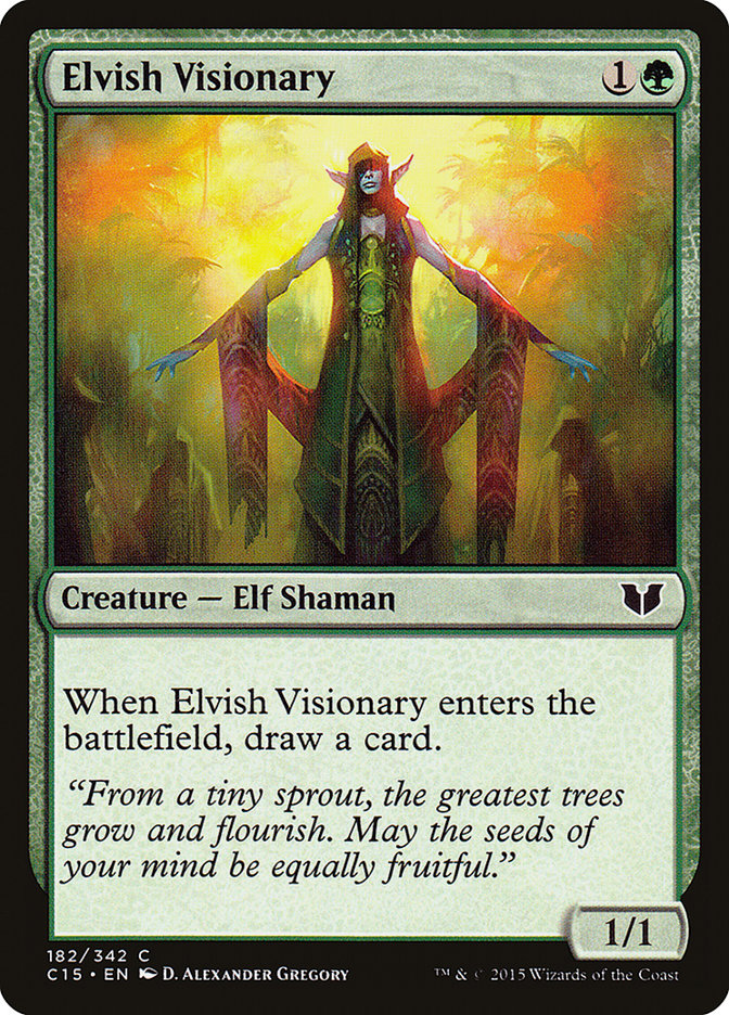 Elvish Visionary [Commander 2015] | Gate City Games LLC