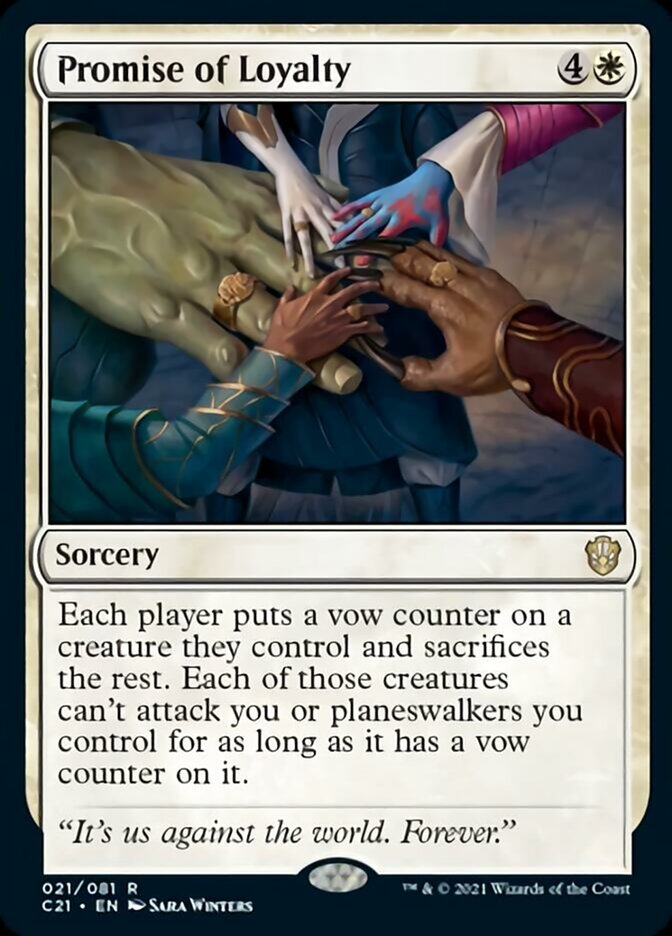 Promise of Loyalty [Commander 2021] | Gate City Games LLC