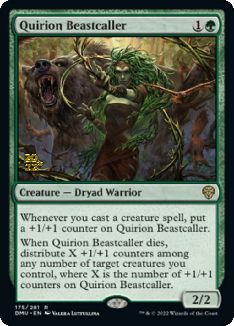 Quirion Beastcaller [Dominaria United Prerelease Promos] | Gate City Games LLC