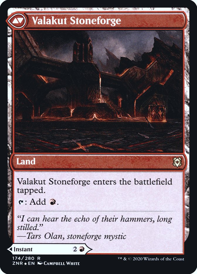 Valakut Awakening // Valakut Stoneforge [Zendikar Rising Prerelease Promos] | Gate City Games LLC