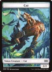 Angel // Cat Double-Sided Token [Double Masters Tokens] | Gate City Games LLC