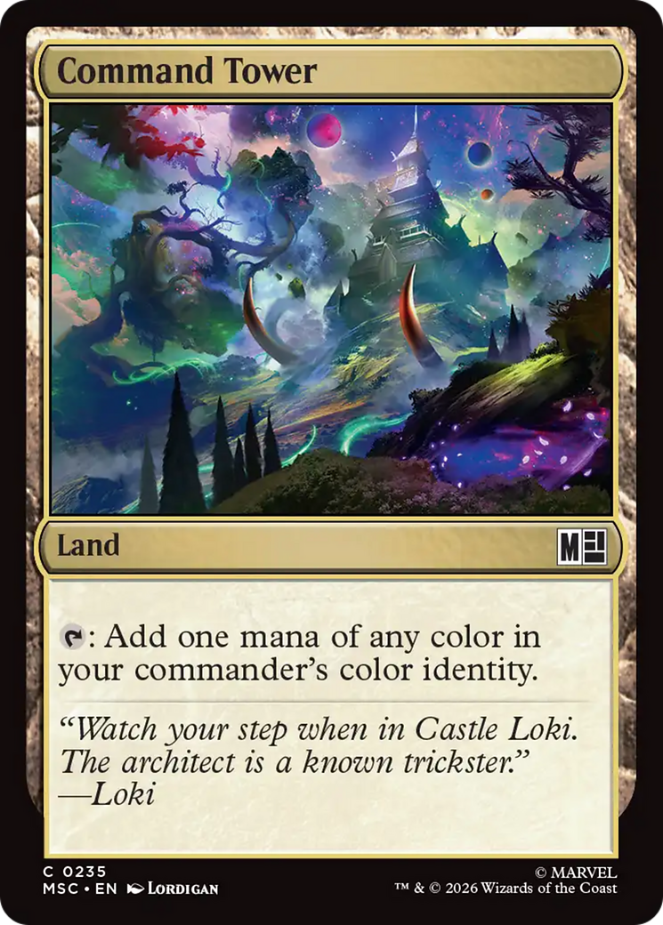 Command Tower (0235) (Surge Foil) [Marvel Super Heroes Commander] | Gate City Games LLC