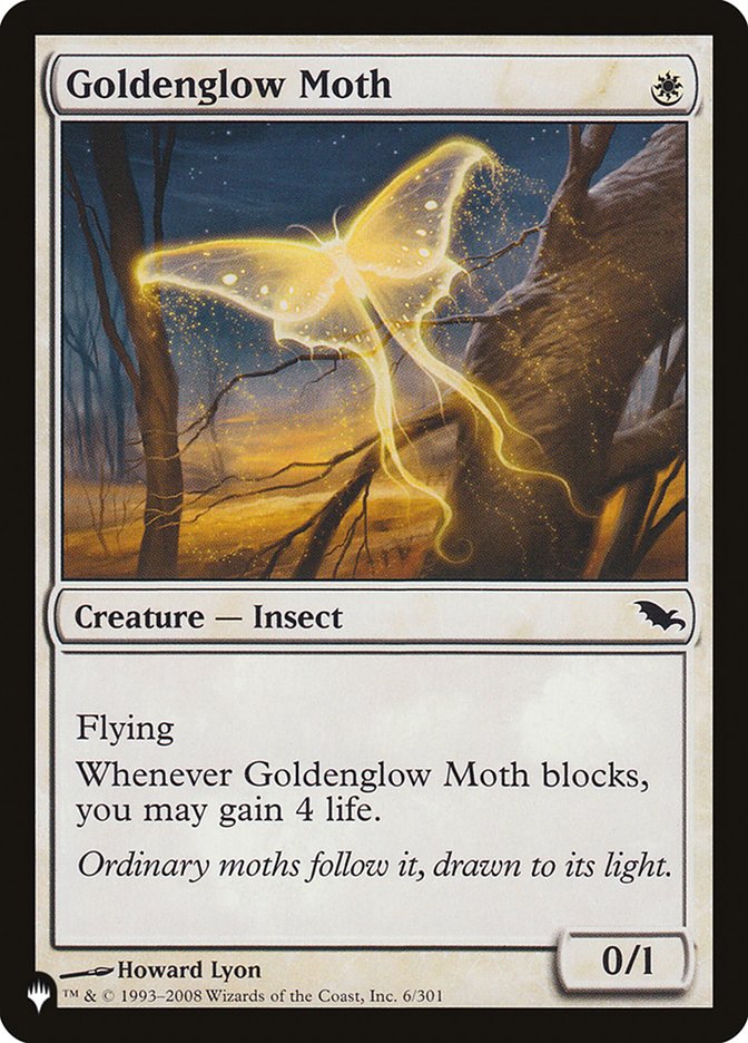 Goldenglow Moth [The List] | Gate City Games LLC