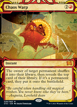 Chaos Warp (Foil Etched) [Strixhaven: School of Mages Mystical Archive] | Gate City Games LLC