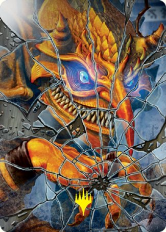 Reflection of Kiki-Jiki Art Card (Gold-Stamped Signature) [Kamigawa: Neon Dynasty Art Series] | Gate City Games LLC