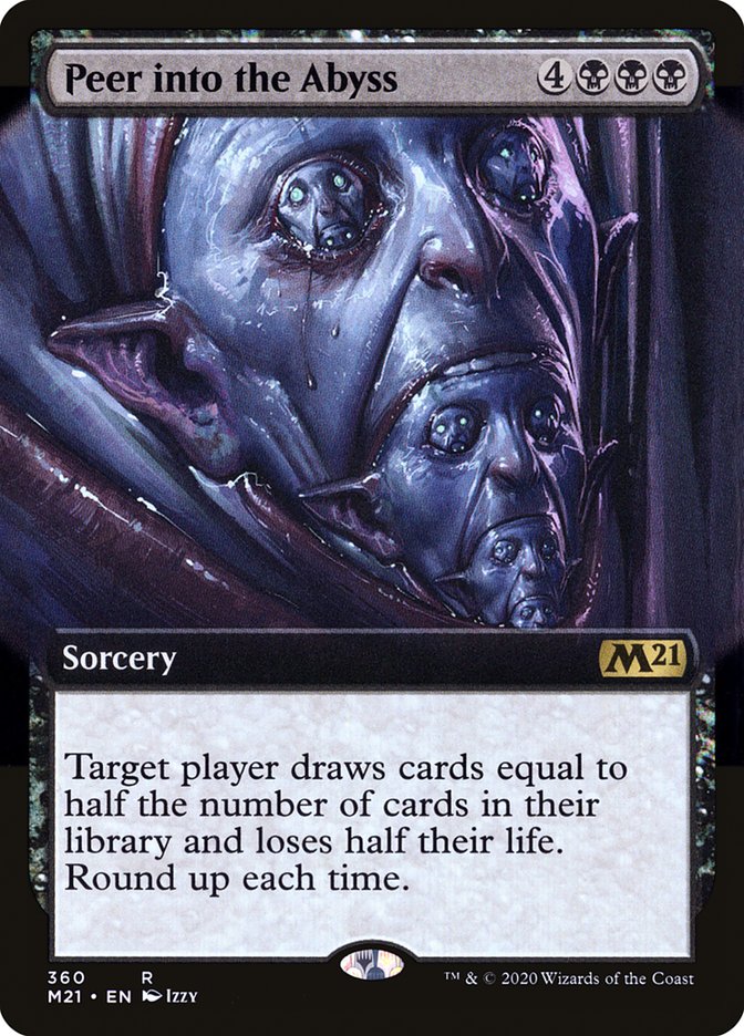 Peer into the Abyss (Extended Art) [Core Set 2021] | Gate City Games LLC