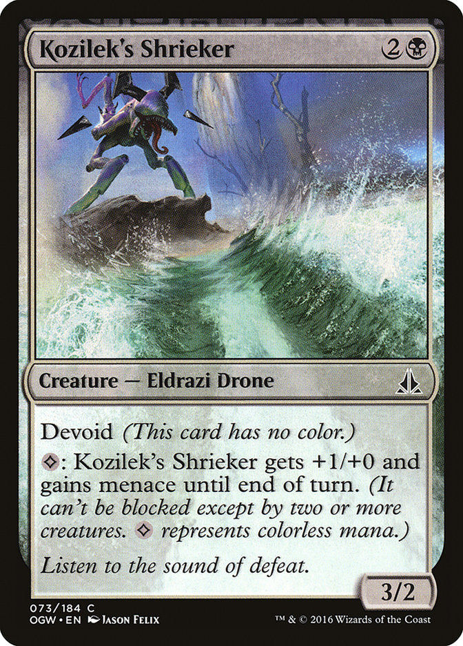Kozilek's Shrieker [Oath of the Gatewatch] | Gate City Games LLC