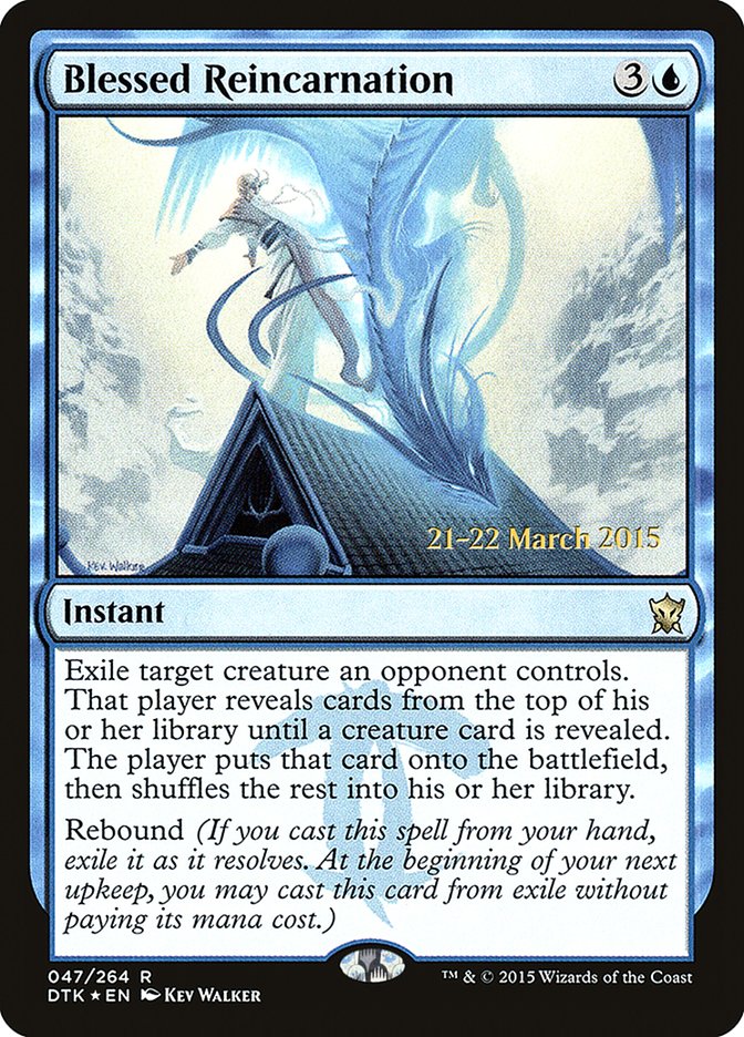 Blessed Reincarnation [Dragons of Tarkir Prerelease Promos] | Gate City Games LLC
