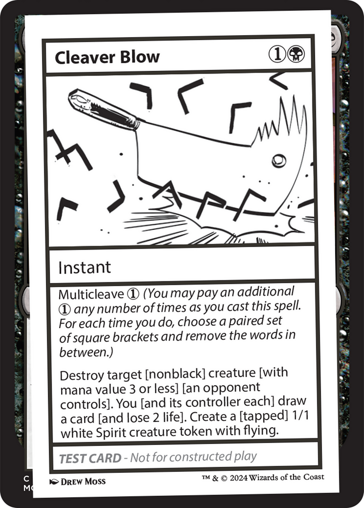 Cleaver Blow [Mystery Booster 2 Playtest Cards] | Gate City Games LLC