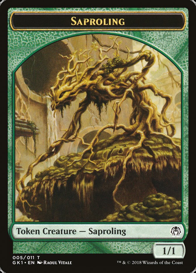 Saproling // Insect Double-Sided Token [Guilds of Ravnica Guild Kit Tokens] | Gate City Games LLC