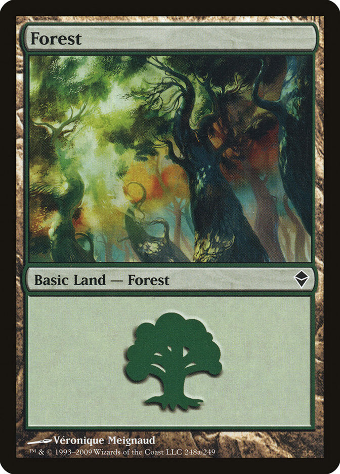 Forest (248a) [Zendikar] | Gate City Games LLC
