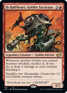 Ib Halfheart, Goblin Tactician [Jumpstart 2022] | Gate City Games LLC