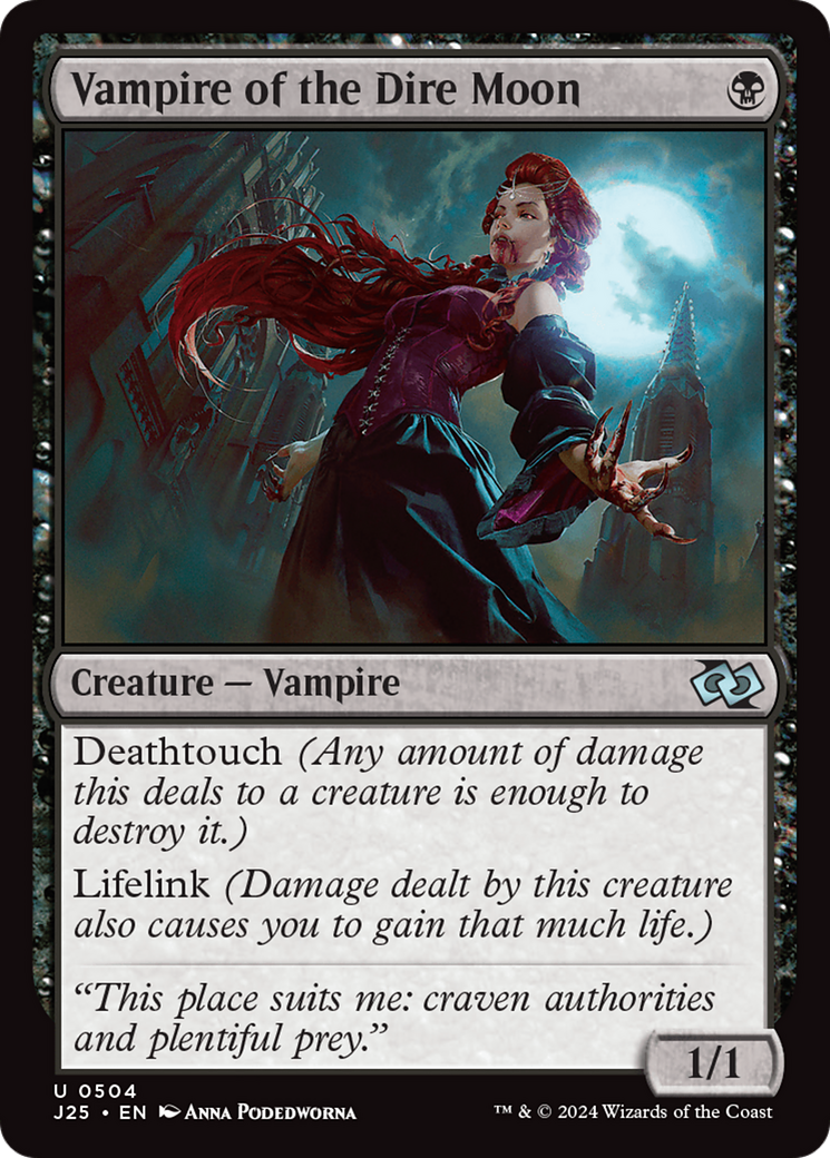 Vampire of the Dire Moon [Foundations Jumpstart] | Gate City Games LLC