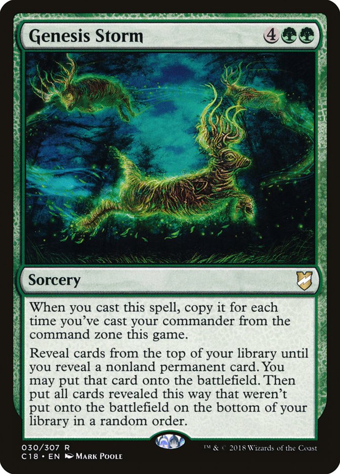 Genesis Storm [Commander 2018] | Gate City Games LLC