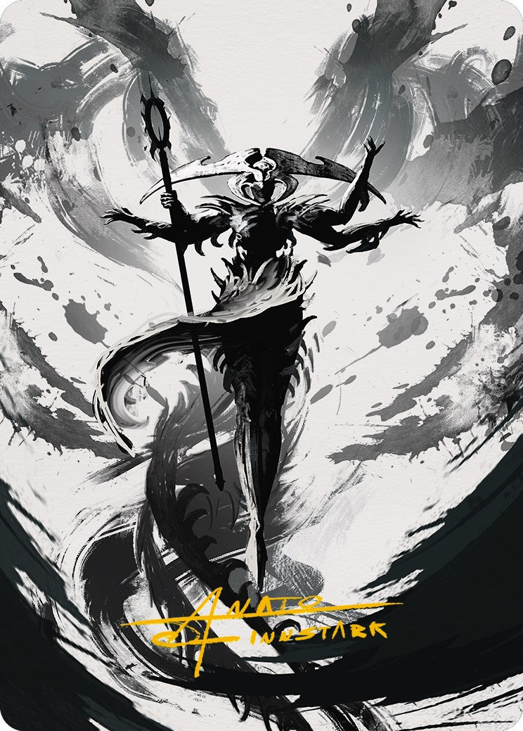 Atraxa, Grand Unifier 2 Art Card (Gold-Stamped Signature) [Phyrexia: All Will Be One Art Series] | Gate City Games LLC