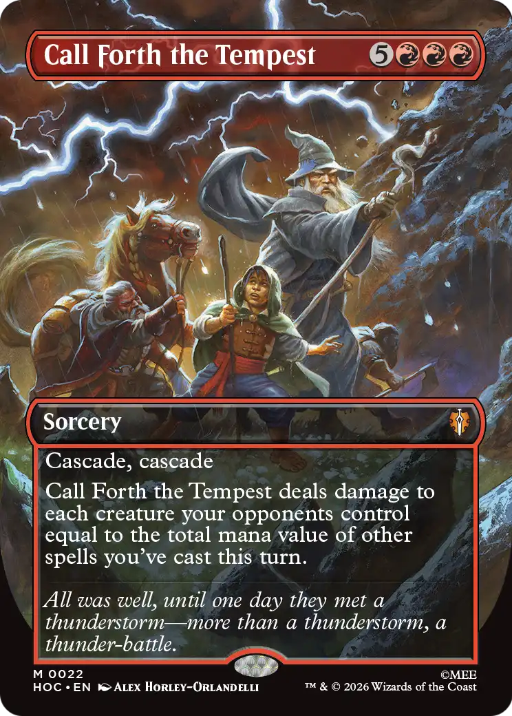 Call Forth the Tempest (Borderless) [The Hobbit: Eternal-Legal] | Gate City Games LLC