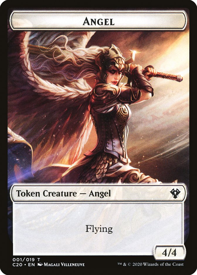 Angel Token [Commander 2020 Tokens] | Gate City Games LLC