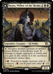 Ayara, Widow of the Realm // Ayara, Furnace Queen (Showcase Planar Booster Fun) [March of the Machine] | Gate City Games LLC