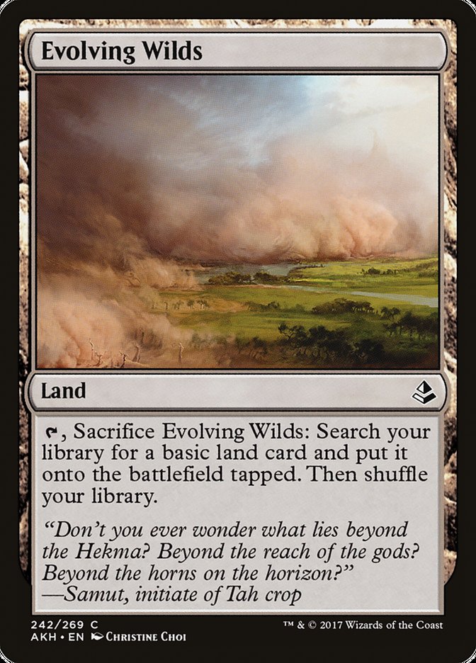 Evolving Wilds [Amonkhet] | Gate City Games LLC