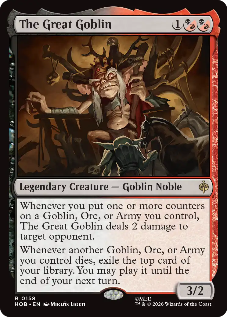The Great Goblin [The Hobbit] | Gate City Games LLC