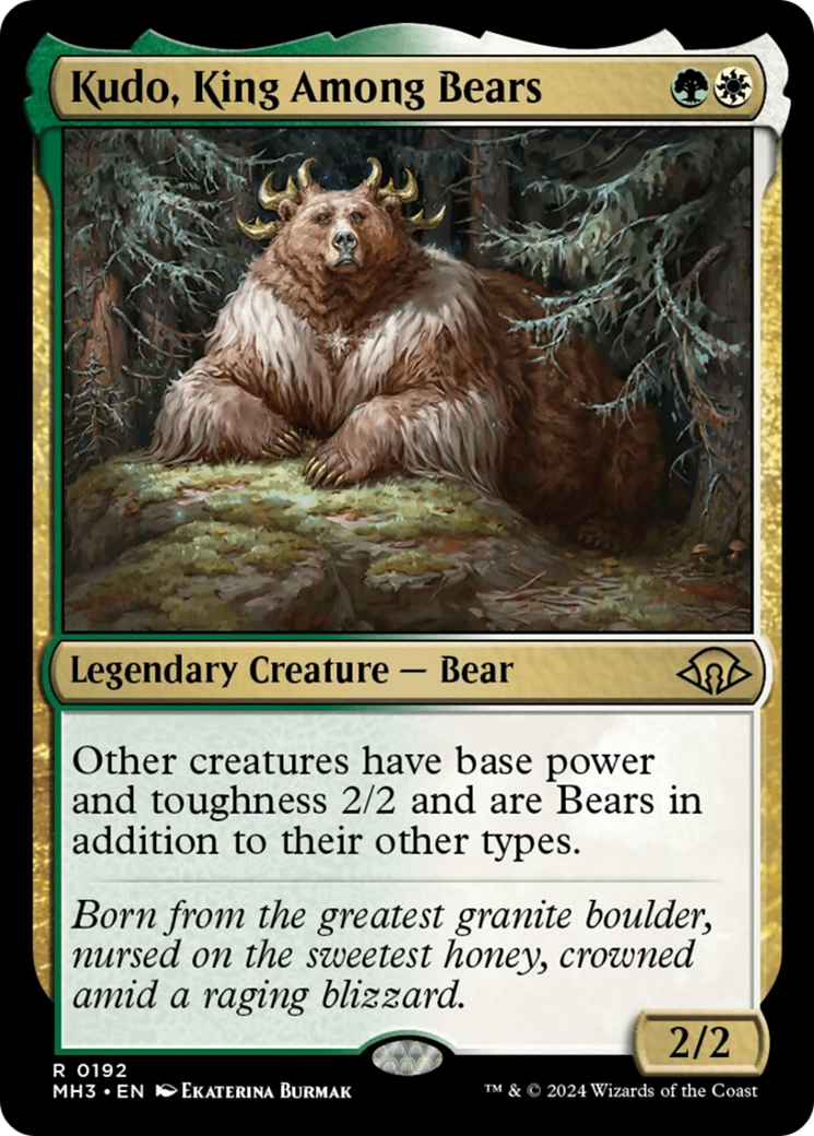 Kudo, King Among Bears [Modern Horizons 3] | Gate City Games LLC