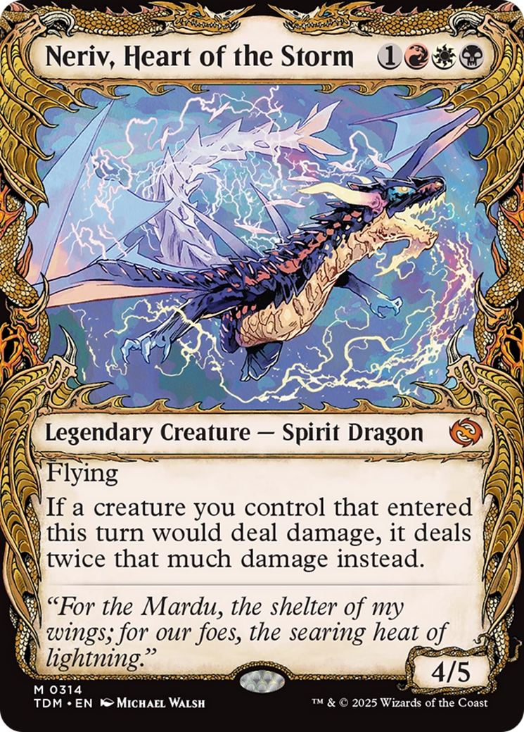 Neriv, Heart of the Storm (Showcase) [Tarkir: Dragonstorm] | Gate City Games LLC