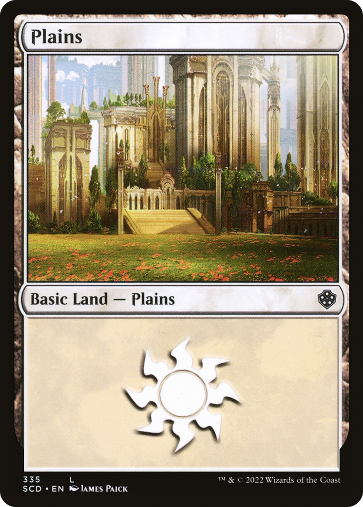 Plains (335) [Starter Commander Decks] | Gate City Games LLC