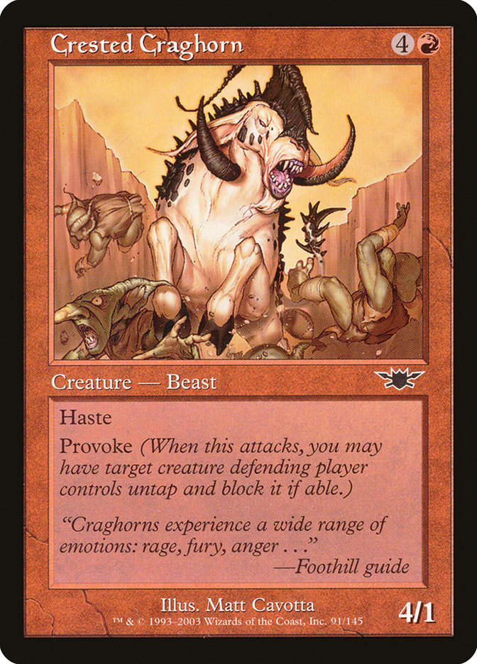 Crested Craghorn [Legions] | Gate City Games LLC
